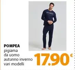 Famila Superstore POMPEA pigiama da uomo autunno inverno vari modelli offerta