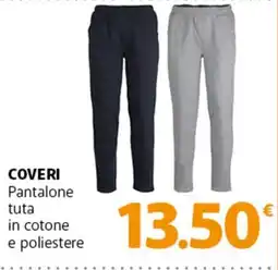 Famila Superstore COVERI Pantalone tuta in cotone e poliestere offerta