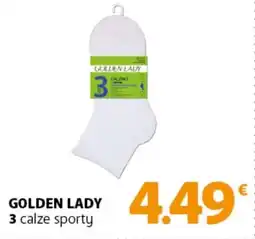 Famila Superstore GOLDEN LADY 3 calze sporty offerta