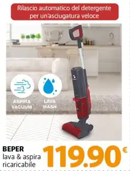 Famila Superstore BEPER lava & aspira ricaricabile offerta