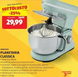 ALDI Ambiano planetaria classica offerta