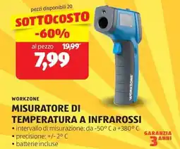 ALDI Workzone misuratore di temperatura a infrarossi offerta