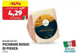 ALDI Regione che vai pecorino rosso di pienza offerta