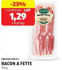 ALDI Freschi per te bacon a fette offerta