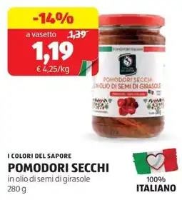 ALDI I colori del sapore pomodori secchi offerta