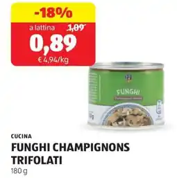 ALDI Cucina funghi champignons trifolati offerta