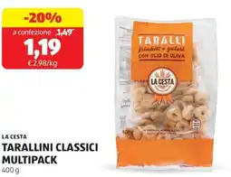 ALDI La cesta tarallini classici multipack offerta