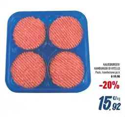Spesa Facile Conad Kalbsburger/ hamburger di vitello offerta