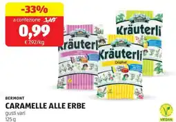 ALDI Bermont caramelle alle erbe offerta