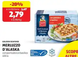 ALDI Golden seafood merluzzo d'alaska offerta