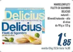 Spesa Facile Conad Makrelenfilet/ filetti di sgombro DELICIUS offerta