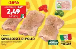ALDI Il podere sovracosce di pollo offerta