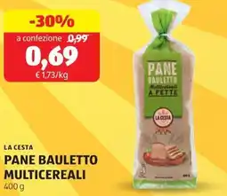 ALDI La cesta pane bauletto multicereali offerta