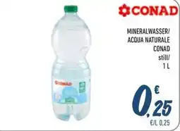 Spesa Facile Conad Mineralwasser/ acqua naturale CONAD offerta