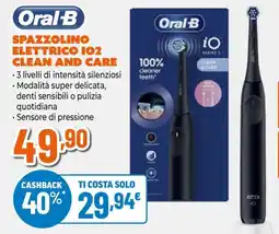 Expert Oral-b spazzolino elettrico 102 clean and care offerta