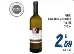 Spesa Facile Conad Wein/ orvieto classico doc tiniere offerta