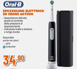 Expert Oral-b spazzolino elettrico 3d cross action offerta