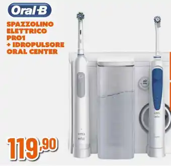 Oral-b spazzolino elettrico pro1 + idropulsore oral center