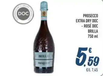 Spesa Facile Conad Prosecco extra dry doc - rosé doc brilla offerta