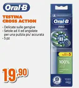 Expert Oral-B TESTINA CROSS ACTION offerta