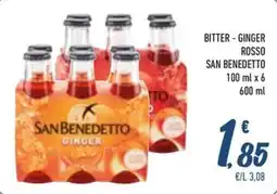 Spesa Facile Conad Bitter - ginger rosso SAN BENEDETTO offerta