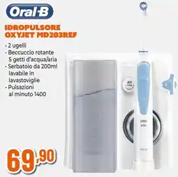Expert Oral-b idropulsore oxyjet md203ref offerta
