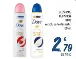 Spesa Facile Conad Deospray/ deo spray DOVE offerta