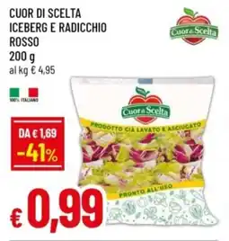 Famila Cuor di scelta iceberg e radicchio rosso offerta