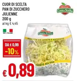 Famila Cuor di scelta pan di zucchero julienne offerta
