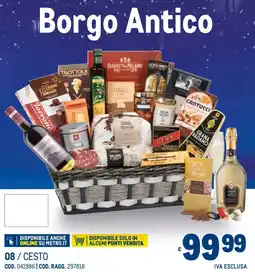 Metro Borgo Antico offerta