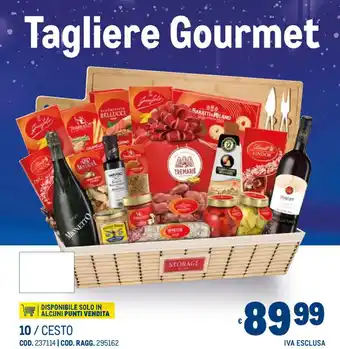 Metro Tagliere Gourmet offerta