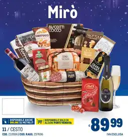 Metro Mirò offerta