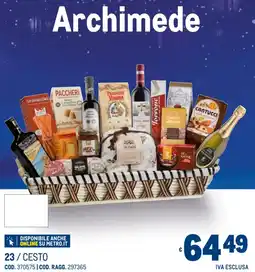 Metro Archimede offerta