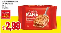 Famila Giovanni rana lasagne gusti assortiti offerta