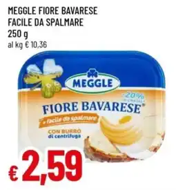 Famila Meggle fiore bavarese facile da spalmare offerta