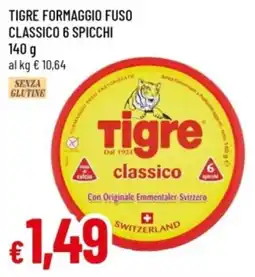 Famila Tigre formaggio fuso classico 6 spicchi offerta