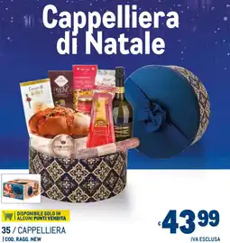 Metro Cappelliera di Natale offerta