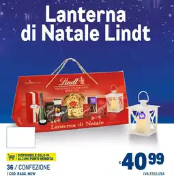 Metro Lanterna di Natale Lindt offerta