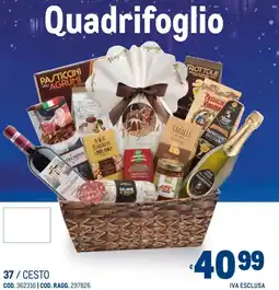 Metro Quadrifoglio offerta