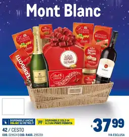 Metro Mont Blanc offerta