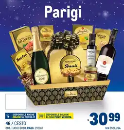 Metro Parigi offerta