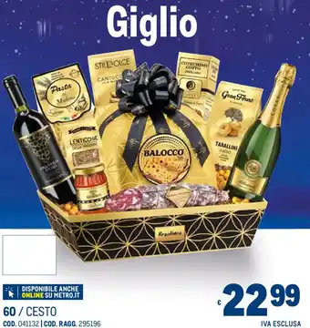 Metro Giglio offerta