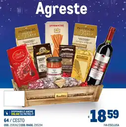 Metro Agreste offerta