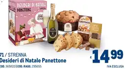 Metro Desideri di natale panettone offerta