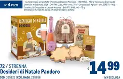 Metro Desideri di natale pandoro offerta