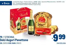Metro Dolci Auguri Panettone offerta