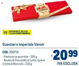 Metro Guantiera Imperiale Vanoir offerta