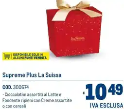 Metro Supreme Plus La Suissa offerta