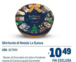 Metro Ghirlanda di Natale La Suissa offerta