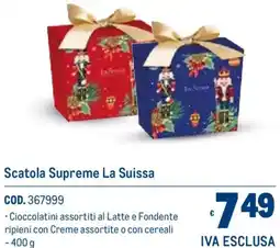 Metro Scatola Supreme La Suissa offerta